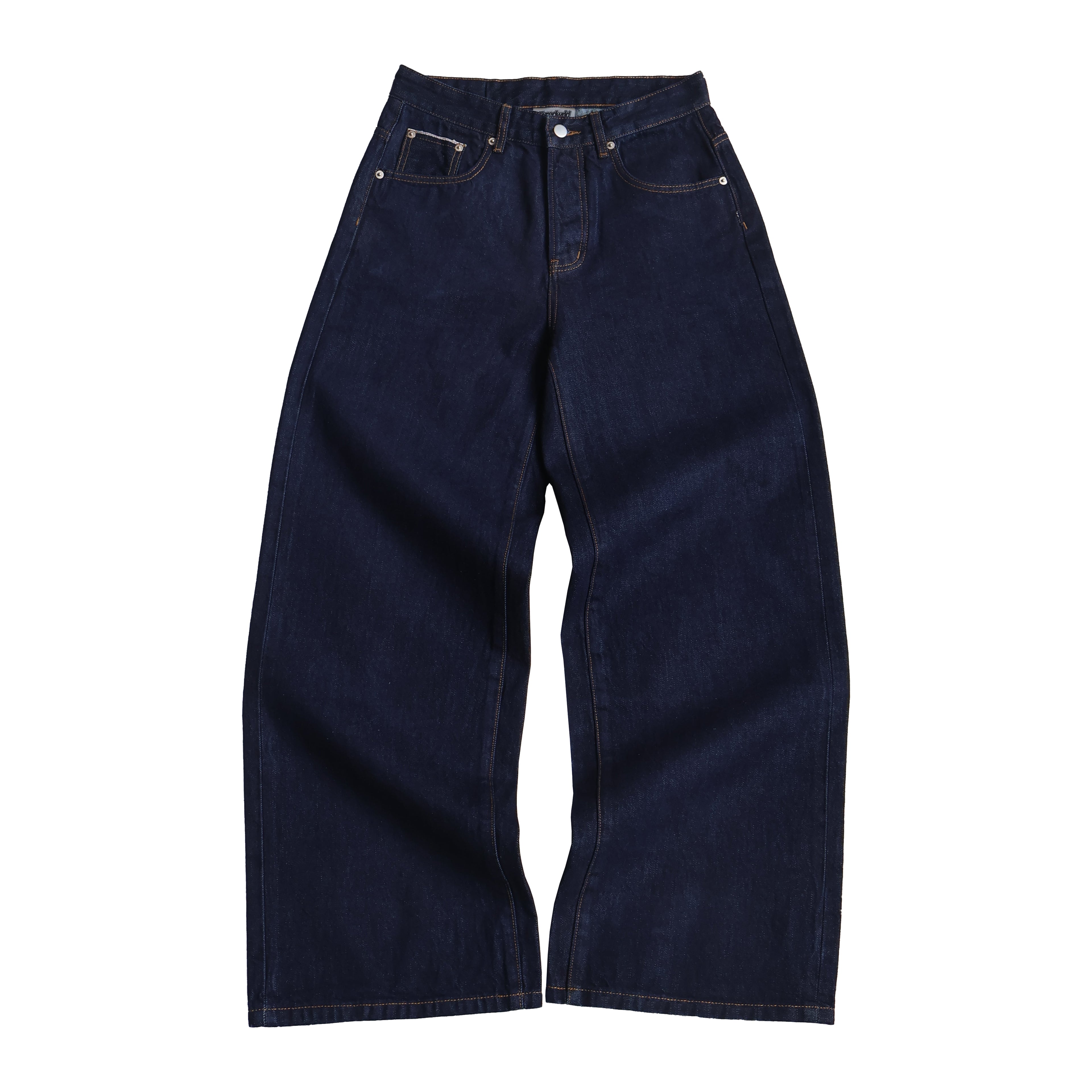 Fyredwrld navy japanese selvedge denim