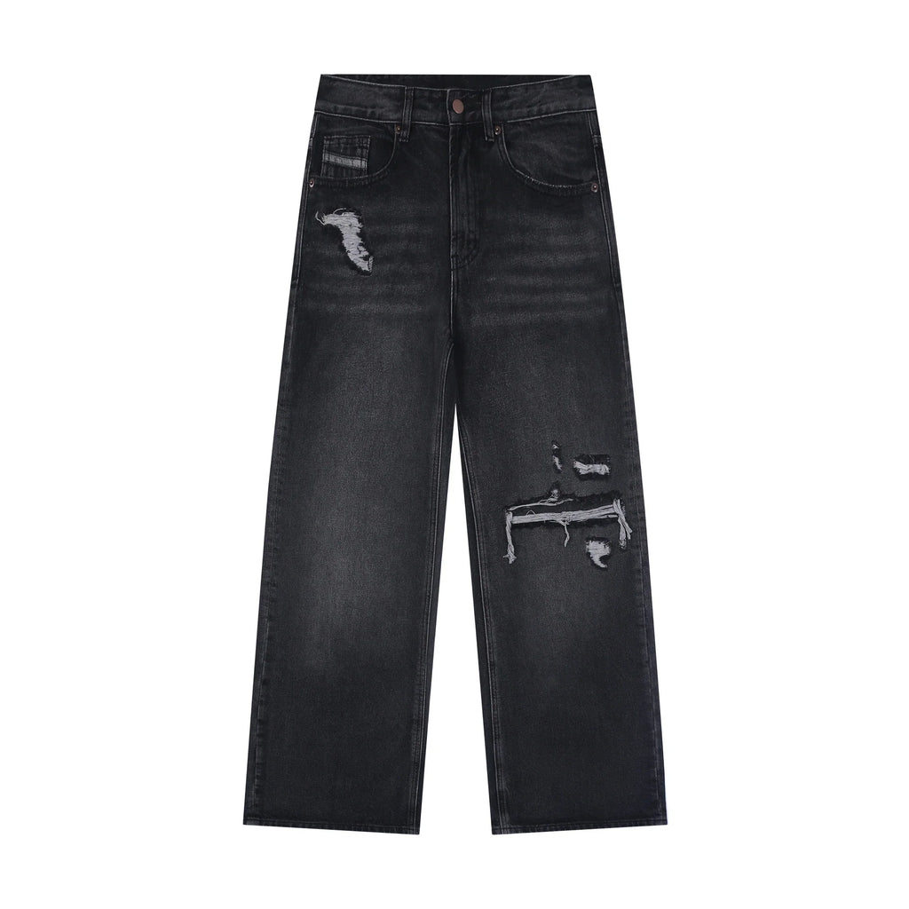Fyredwrld Ripped Faded Jeans