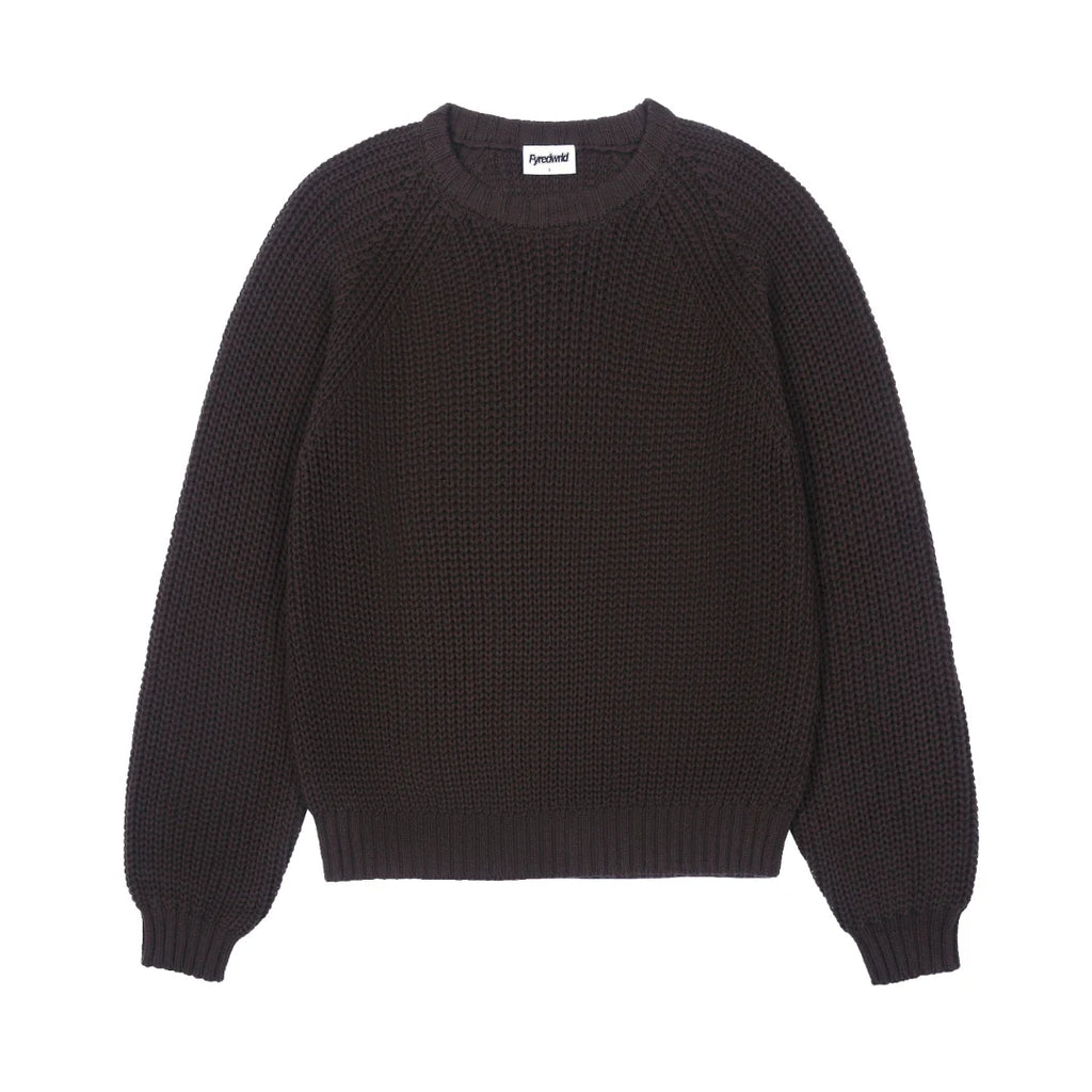 Fyredwrld garments 3 gauge knit brown
