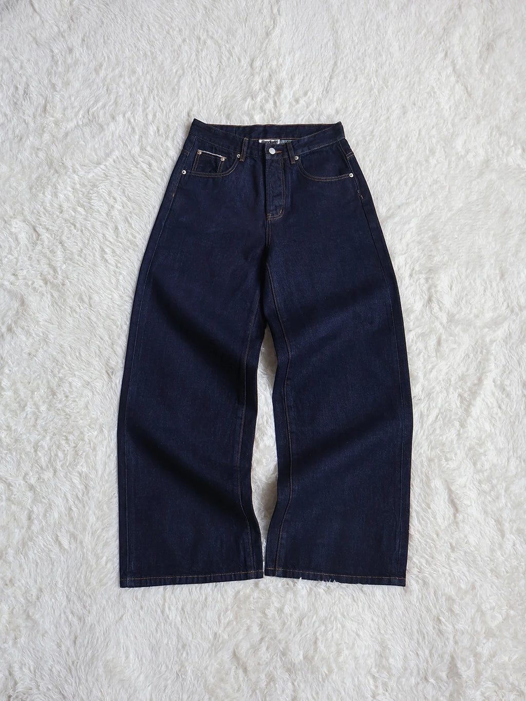 Fyredwrld navy japanese selvedge denim