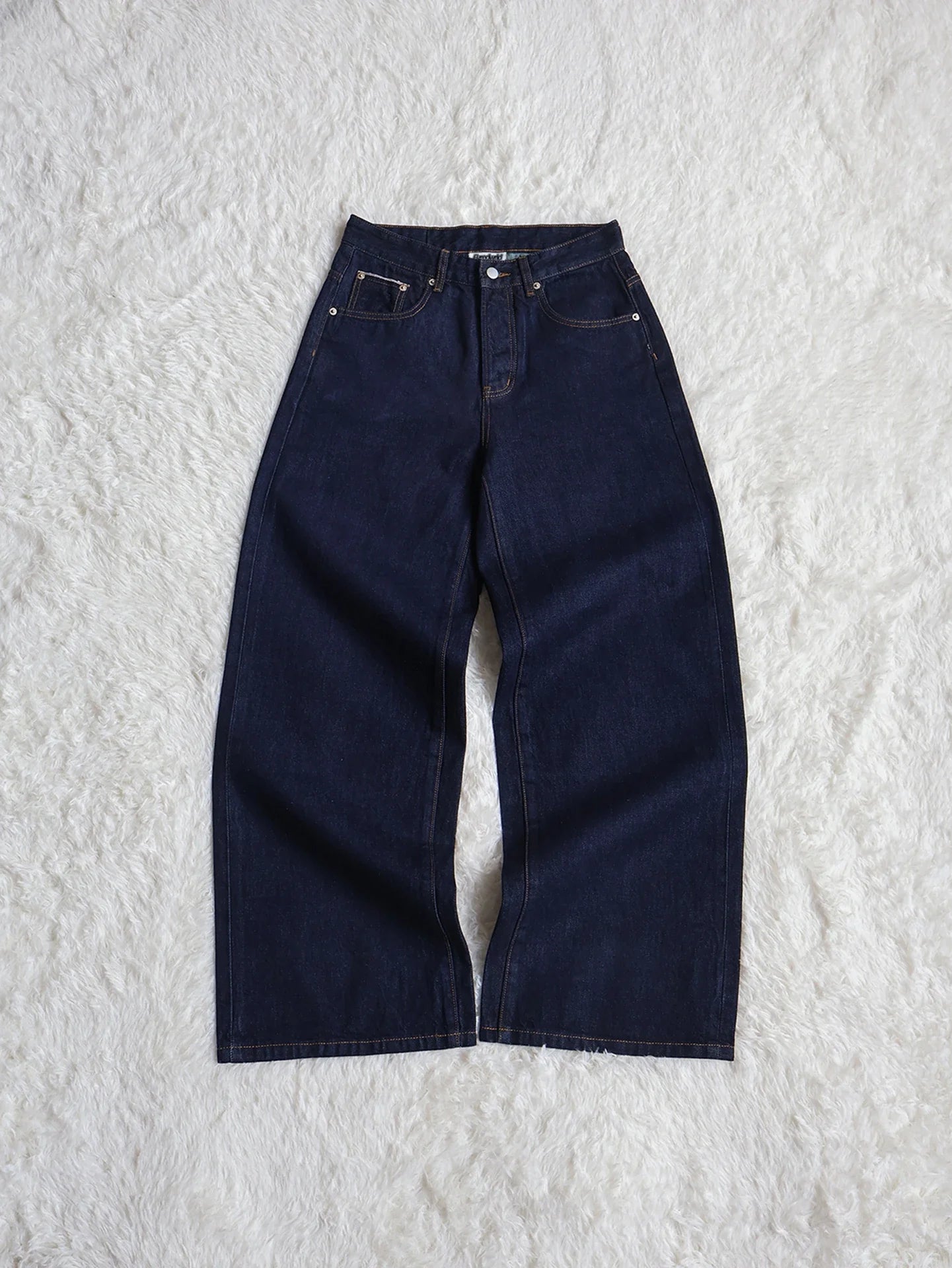 Fyredwrld navy japanese selvedge denim
