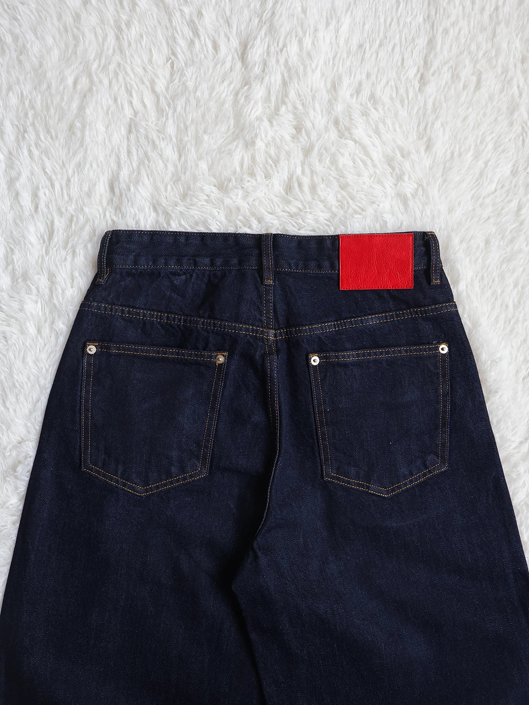 Fyredwrld navy japanese selvedge denim