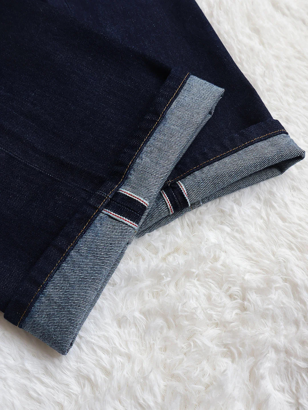 Fyredwrld navy japanese selvedge denim