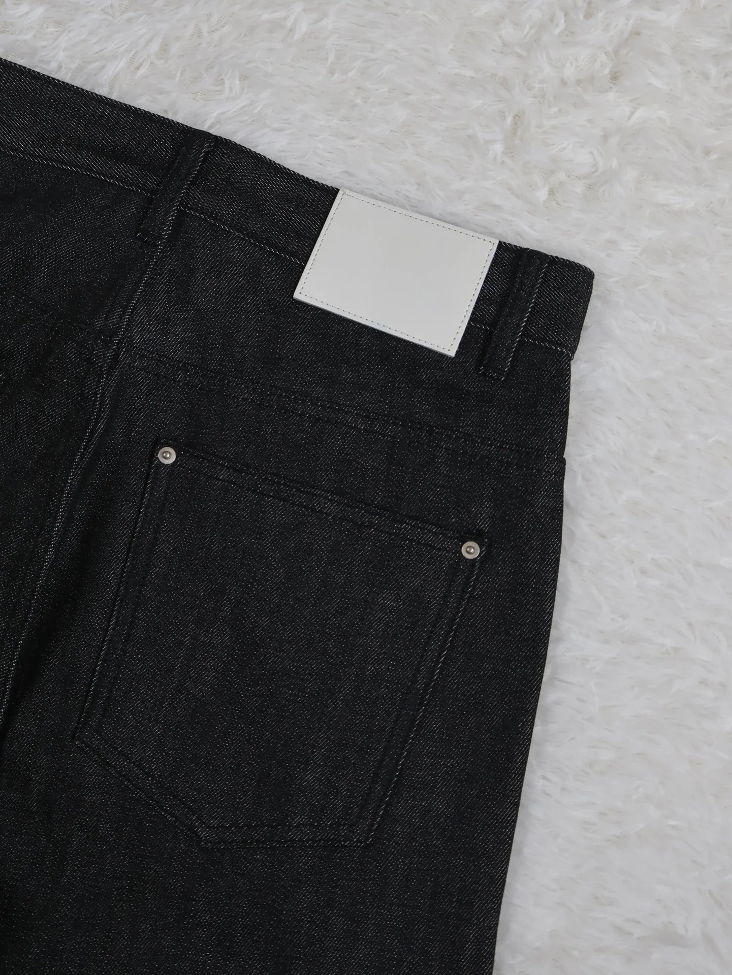 Fyredwrld black japanese selvedge denim