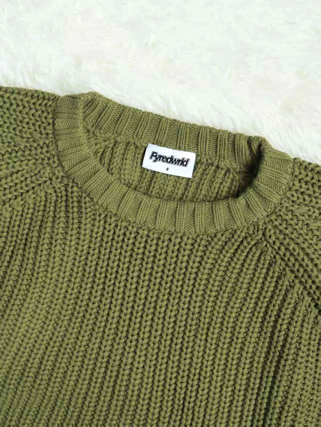 Fyredwrld garments 3 gauge knit green