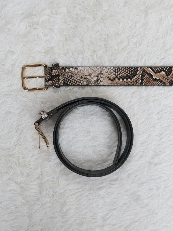 Fyredwrld Snake Skin Belt