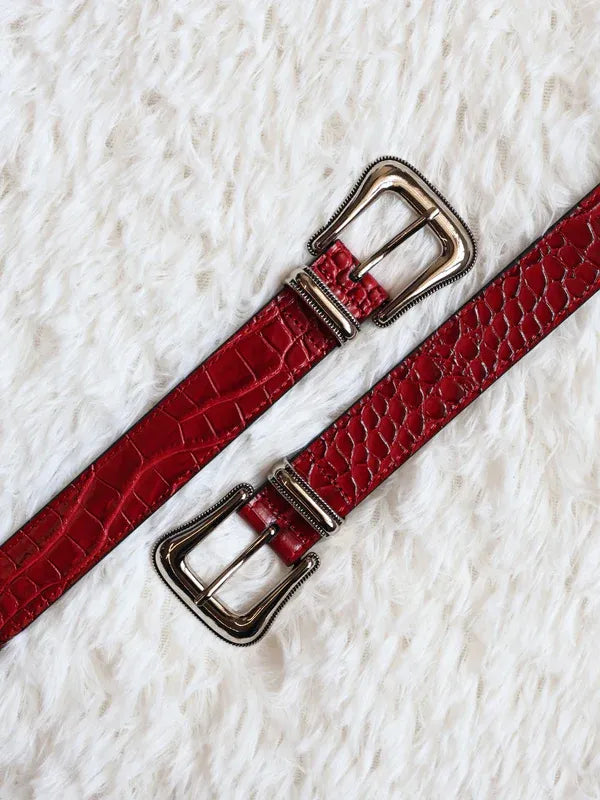 Fyredwrld Red Crocodile Belt
