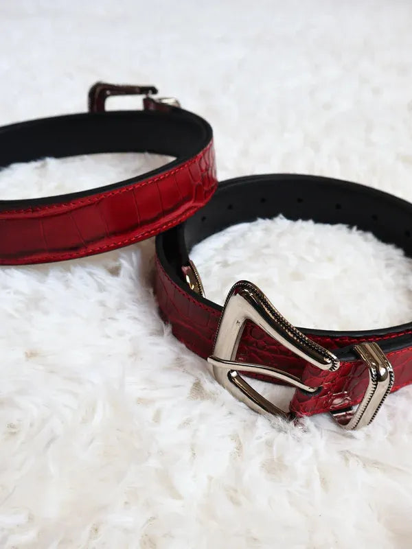 Fyredwrld Red Crocodile Belt